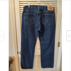 Levi's 501 Vintage 2000's Size 42X34 (Measures 40X33) Button Fly 100% Cotton